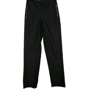 HFX Winter Tech Pants Fleece Softshell Stretch Elastic Waist Womens Small Black